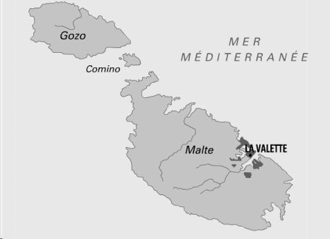 Map of Malta Map of Malta