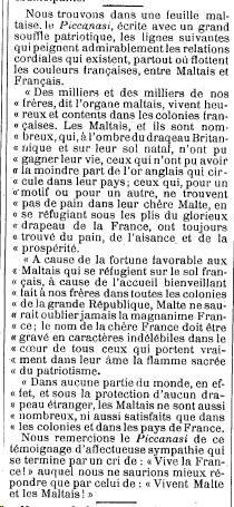 Extract from Dépêche tunisienne